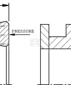 Empaquetadura pistón 70x50x13.5mm Kramp