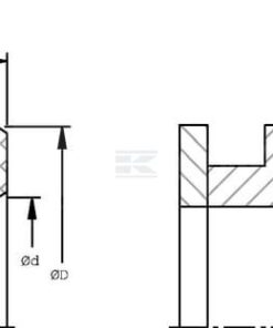 Empaquetadura pistón 65x45x12.5mm Kramp