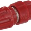 Clavija hembra banana 4mm roja