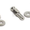 Tornillo con casquillo, acero inox. 3,5 x 28 mm