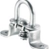 Grapa giratoria para ojetes ovalados 42x22 mm distancia entre agujeros: 51 mm, acero inox. 3 Grapa giratoria para ojetes ovalados 42x22 mm distancia entre agujeros: 51 mm, acero inox.