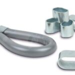 Pinza de engarce para cuerdas de Ø10 mm, galvanizada