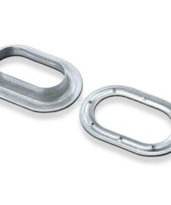 Ojales ovalados 42 x 22 mm zincados