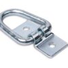 Grapa basculante, H= 45 mm, distancia entre agujeros= 30 mm según normativa aduanera, zincada