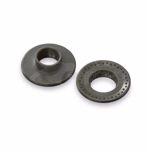 Clip ojales Ø12 mm plástico verde 1 Clip ojales Ø12 mm plástico verde