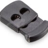 Tope de cuerda, doble, para cuerdas Ø3-5 mm, plástico negro