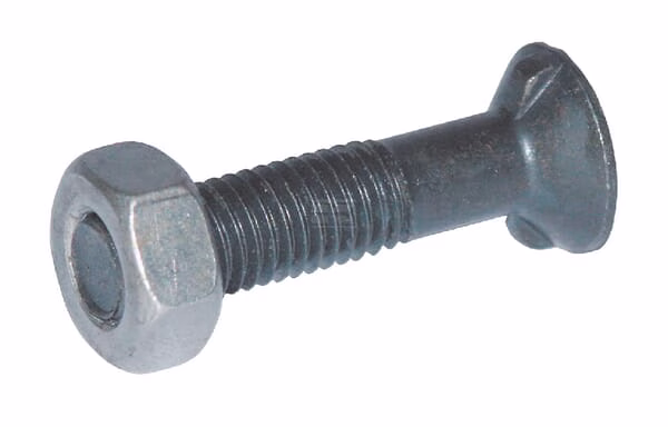 Perno de arado y tuerca M12 x 70, 2 puntas DIN11014 cl. 8.8 1 Perno de arado y tuerca M12 x 70, 2 puntas DIN11014 cl. 8.8
