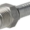 Inserto DN13-1/2" BSPT, acero inox.