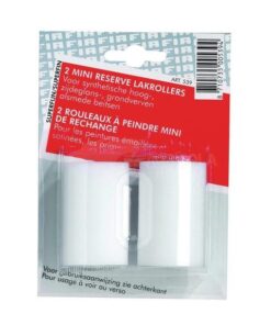 Rodillo de pintura fino 5 cm, (2 uds.)