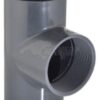 Pieza en T de PVC, 3x hembra 1/2"