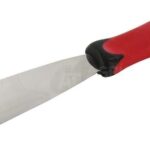 Espátula acero inoxidable, asidero plástico Empuñadura acero inoxidable 40 mm de 2 piezas