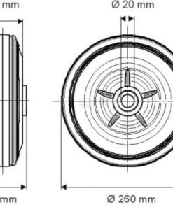 Rueda 260 mm