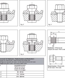 Tornillo de rueda completo