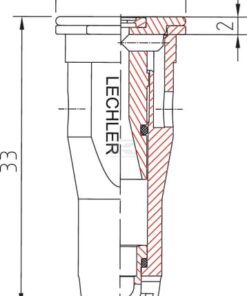 Tobera anti-deriva, venturi, simple chorro plano ID3 120° 05 marrón plástico Lechler