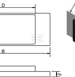Placa goma y alum. 60x170x16 6 Placa goma y alum. 60x170x16