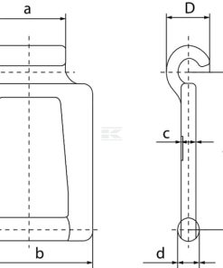 Eslabón de cadena T78,5 HV