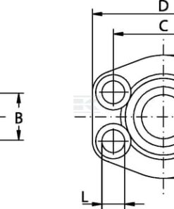 Brida para soldar SAE 3000 1 1/2 - 48,6 mm