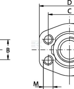 Flange SAE3000 1/2