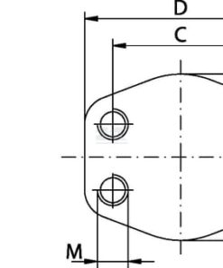 Contrabrida ciega SAE