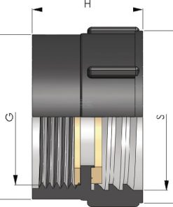 Adap. IBC int/int S100x8 - 2"