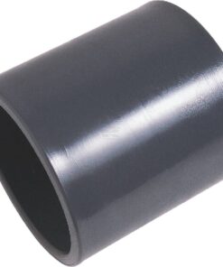Manguito con. doble PVC 32 mm
