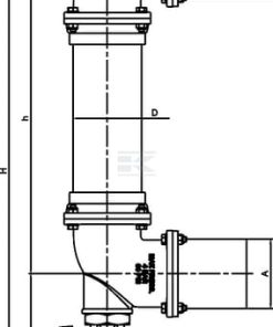 Indicador de nivel tubular 2000mm
