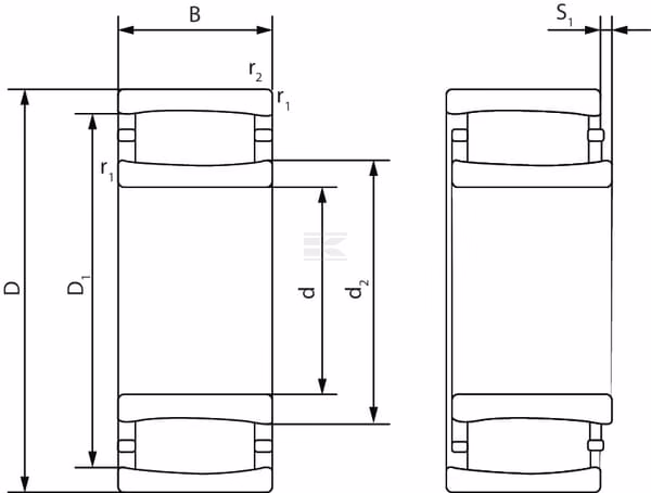 Cojin. rodillos toroidal CARB