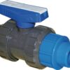 Llave esfér. PE comp. PVC 50mm