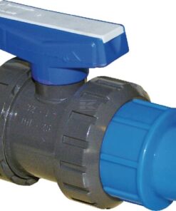 Llave esfér. PE comp. PVC 50mm