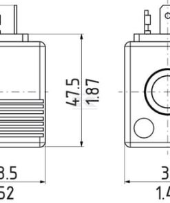 Bobina 12 V CC, 6KVH10