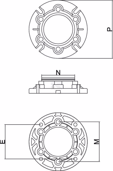 Brida de motor GMR40 63B14 5 Brida de motor GMR40 63B14