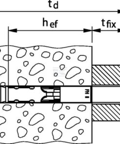 Anchor FH II 12/25S hexagonal head 50x
