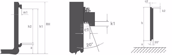 Bastidor 1500/2000 kg 8 Carretilla elev. 120x50x1200