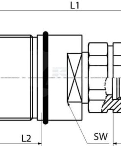 Acoplamiento 1/2" BSP