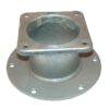 Brida cuadrada 8" - brida redonda 8"