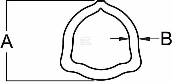 Tubo exterior perfil triangular, G5 Øext. 46,1 mm, Øint. 51,5 mm - 2,70 mm L: 1000 mm Bondioli&Pavesi 3 Tubo exterior perfil triangular, G5 Øext. 46,1 mm, Øint. 51,5 mm - 2,70 mm L: 1000 mm Bondioli&Pavesi