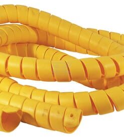 Espiral para protección de plástico, amarillo 34-44 6 Espiral para protección de plástico, amarillo 68-80