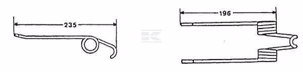 Dientes Pick-up Gallignani 2 Dientes Pick-up Gallignani