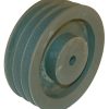 Polea para correa trapecial, 3 canales Z o SPZ, Ø116 mm, Kramp