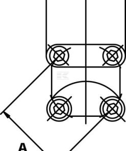 Brida de escuadra 1/2