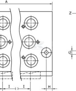 Placa de base 1/8", 10