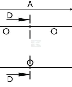 Placa de cubierta 1/4"