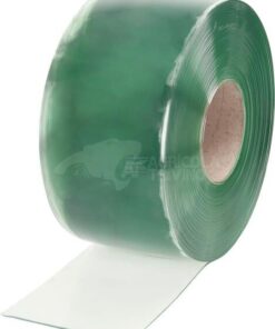 Cortina de tiras de PVC, 200x2mm, 50m, transparente