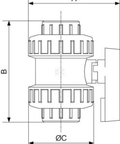 Llave esférica Prevost 50 mm