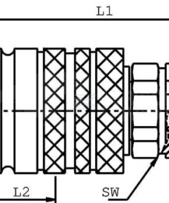 Acoplam. rápido h HP10-1-AMF22