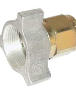 Racor rápido Dowty con roscas hembra 1/2" y 3/8" BSP macho