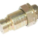 Racor rápido de fondo plano macho M22