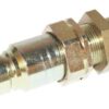 Racor rápido de fondo plano macho de tabique M22