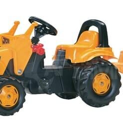 Tractor a pedales con cargador frontal y remolque, JCB, a partir de 2,5 años, Rolly Kid de Rolly Toys