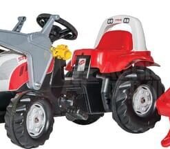 Tractor a pedales con cargador frontal y remolque, Steyr. a partir de 2,5 años, RollyKid de Rolly Toys